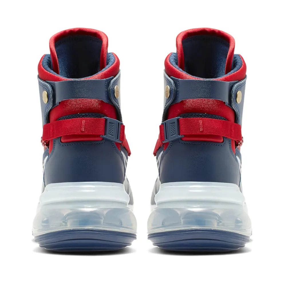 Nike Air Max 720 Saturn Olympic Midnight Navy/White-Gym Red-Metallic Gold (AO2110-400)