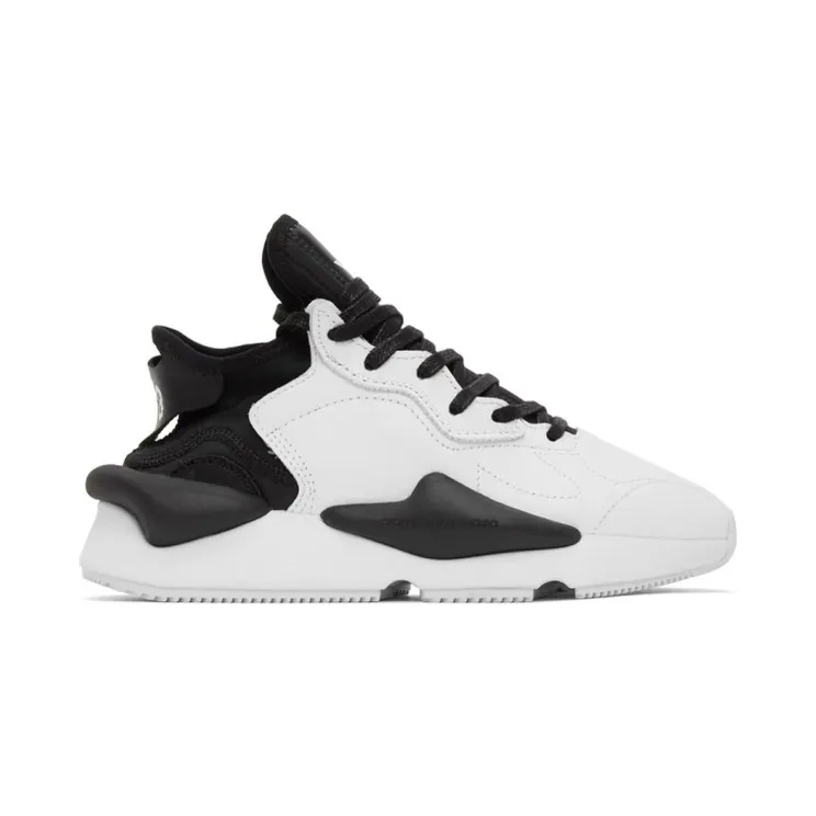 Y-3 Black and White Kaiwa Sneakers (FX7280 FTW-1-D1)