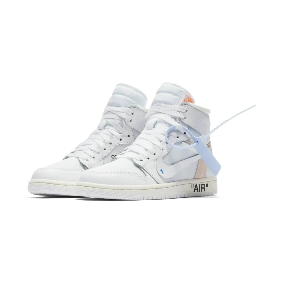 Jordan 1 Retro High Off-White White (GS) White/White (AQ8296-100)
