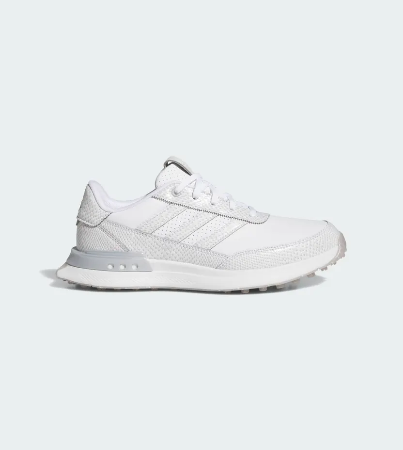 adidas S2G 24 Leather Spikeless Golf Cloud White Silver Metallic (JI4037)