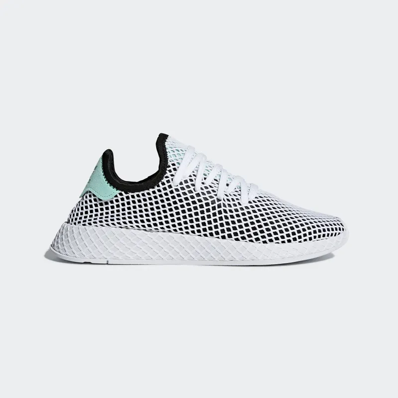 adidas Deerupt Core Black Easy Green Core Black/Easy Green/Footwear White (B28076)