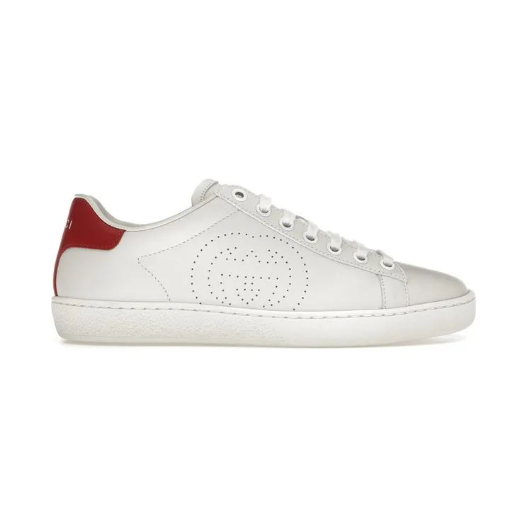 Gucci Ace Interlocking G White Red (598527 AYO70 9078)
