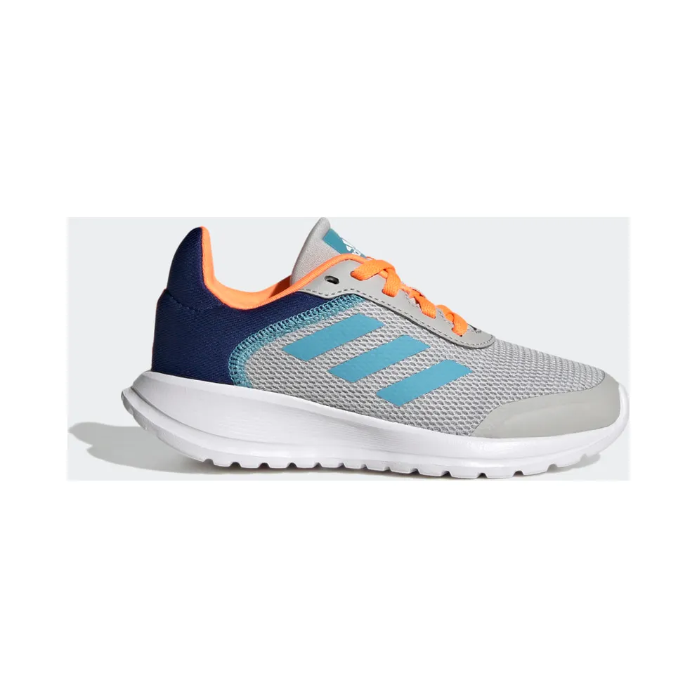 adidas Tensaur Run Schuh Grey Two / Preloved Blue / Screaming Orange (HQ1265)