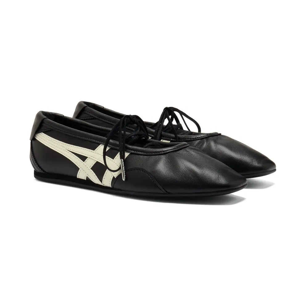 Onitsuka Tiger Womens Gymnarina “Black Cream” (1182A704-001)