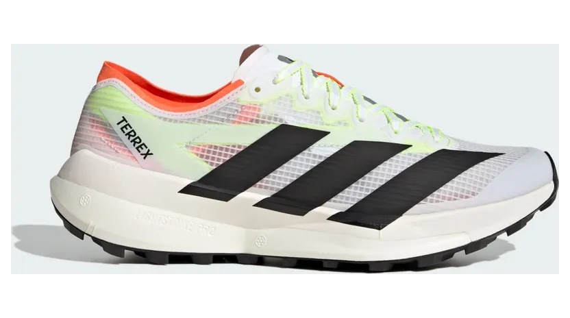 Adidas Terrex Agravic Speed 2 Trailrunningschoenen Cloud White / Core Black / Semi Impact Orange (JS3536)