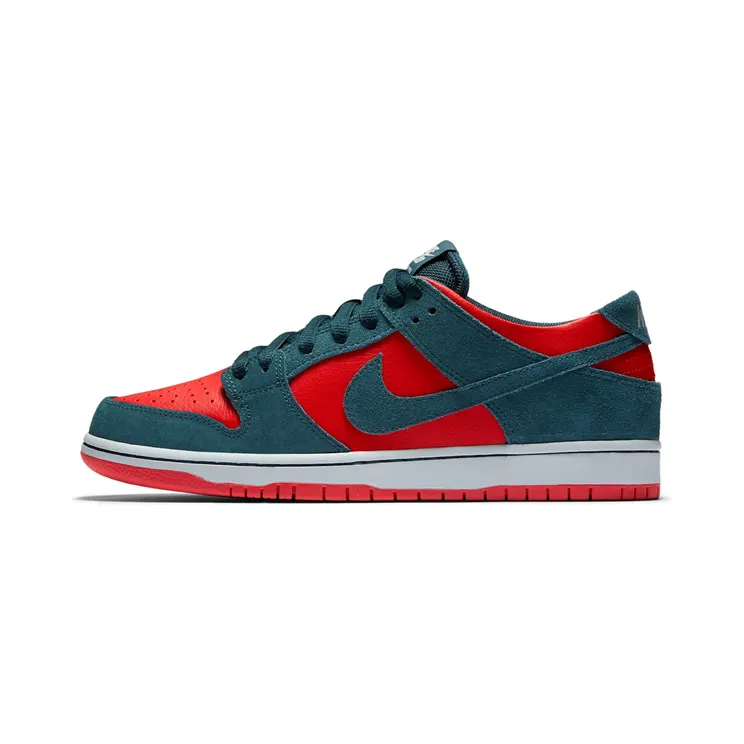 Nike SB Zoom Dunk Low Pro Reverse Shark “Nightshade / Chile Red / Pure Platinum” (854866-336)