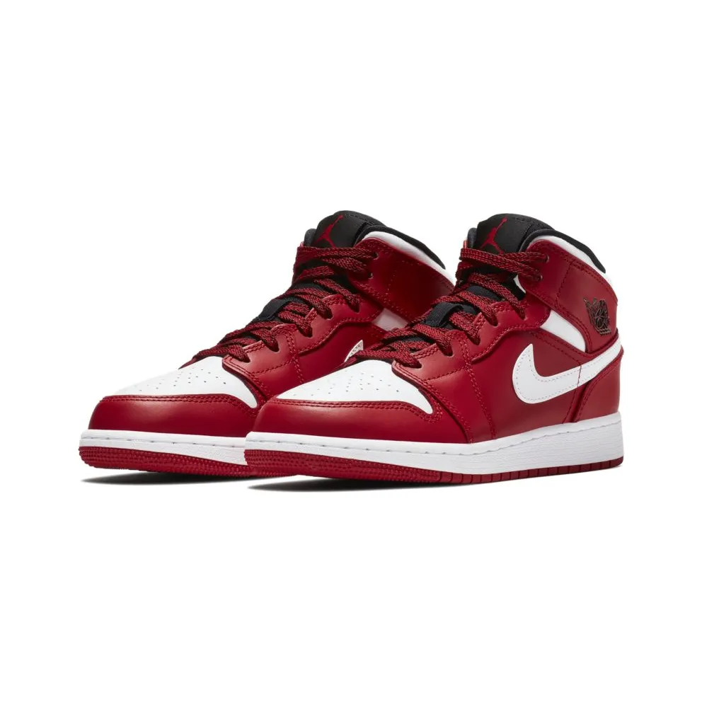 Jordan 1 Mid Chicago (GS) Gym Red/White-Black (554725-605)
