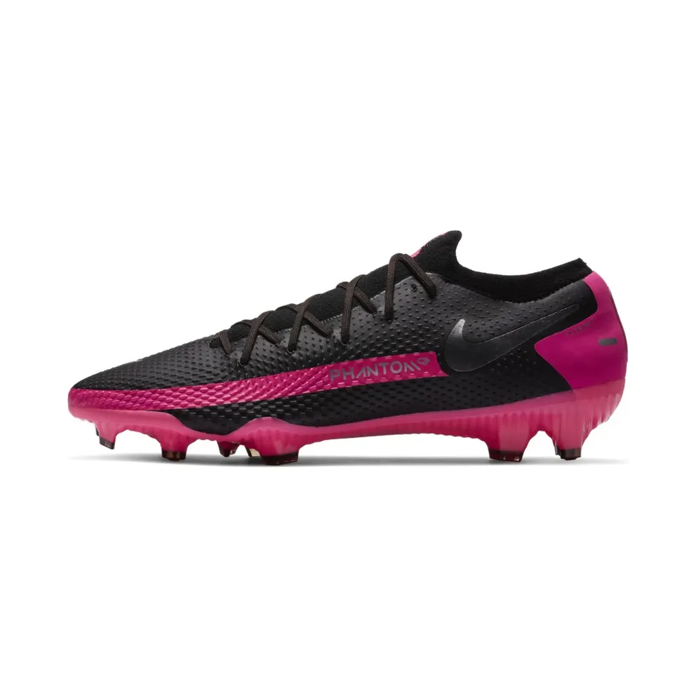 Nike Phantom GT Pro FG Black Pink Blast Black/Pink Blast-Metallic Silver (CK8451-006)