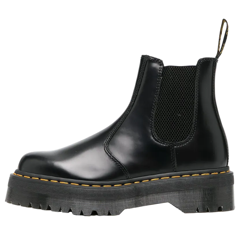 Dr Martens 2976 Smooth Leather Platform Chelsea Boots “Black” (24687001)