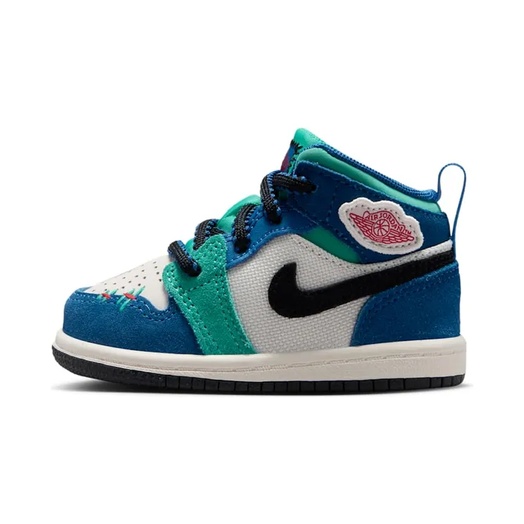 Air Jordan 1 “Chalk / True Blue / Kinetic Green / University Red” (IO2055-100)