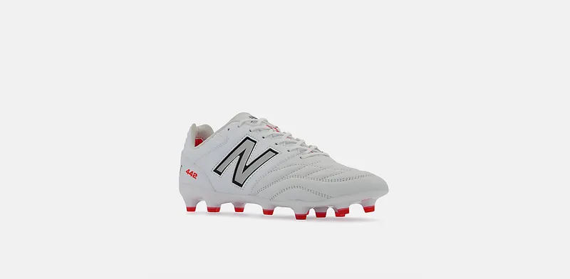 New Balance 442 Pro FG v2 White Red Black (MS41FMWT)