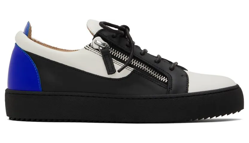 Giuseppe Zanotti Black & White Frankie Birel Vague BIANCO (RU20047)