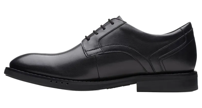 Clarks Un Hugh Lace “Black Leather” (26168322)