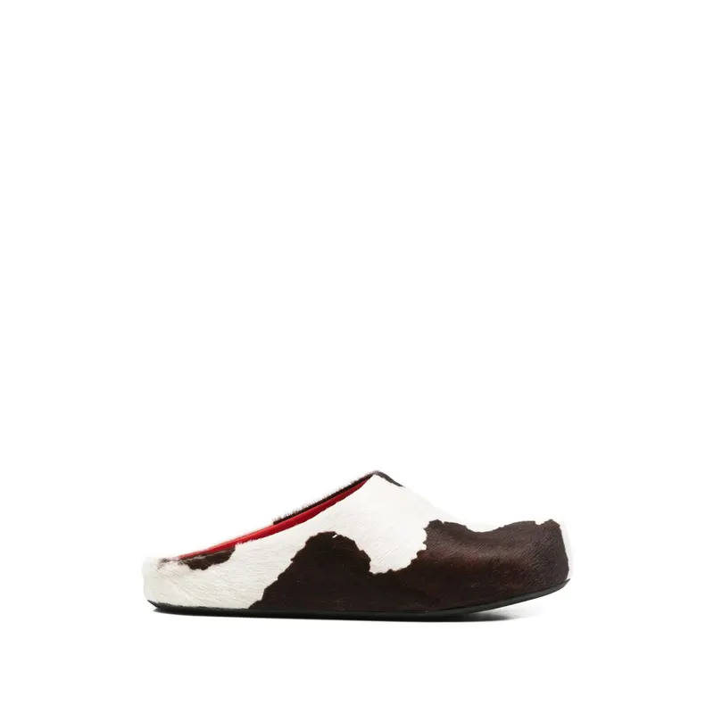 Marni Cow-print “Brown/White” (P9283 SBMR000600 ZP216)