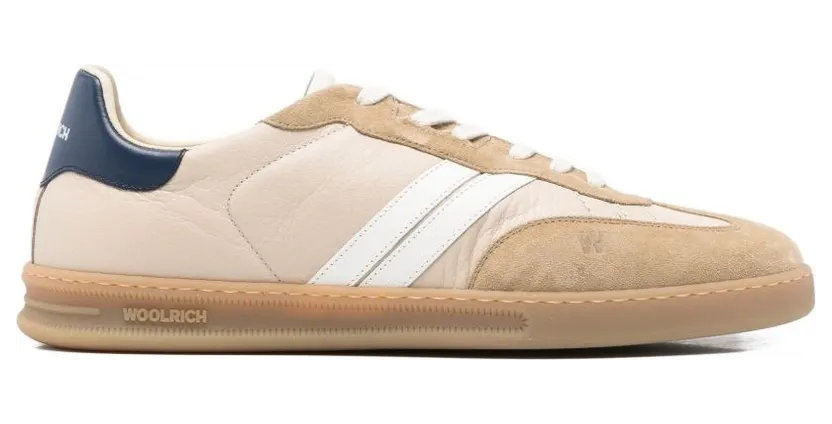 Woolrich – Doubleu Tennis Sneakers – Heren – Schoenen – Beige (WFM261020AE0EA)