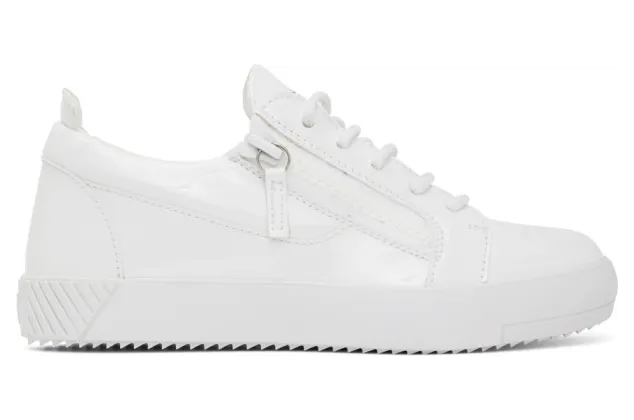 Giuseppe Zanotti White Patent July Cantadora Sneakers (RW00075 87335)