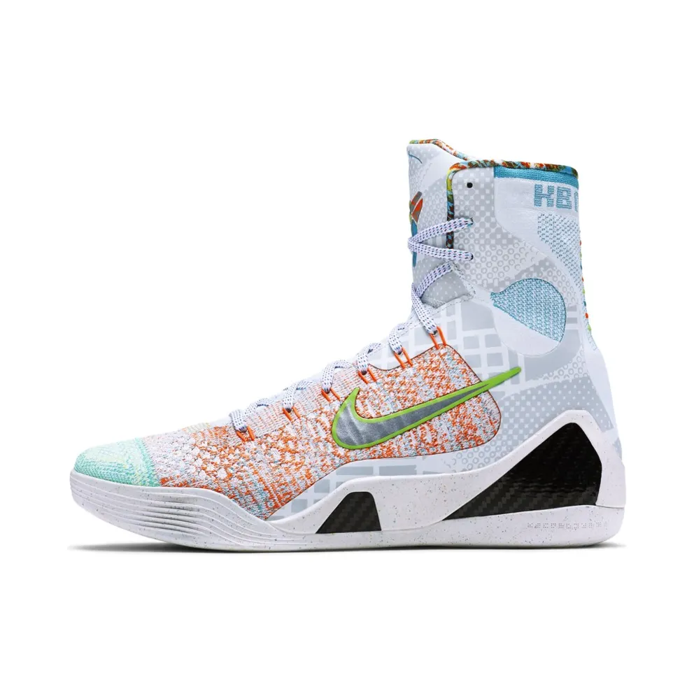 Nike Kobe 9 Elite What the Kobe Multi-Color/Reflect Silver-Chlorine Blue (678301-904)