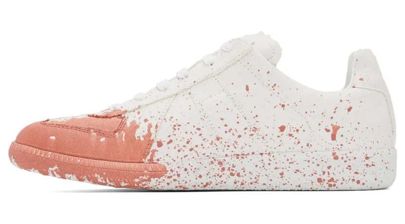 Maison Margiela White & Pink Replica Sneakers (S37WS0568 P4711) (3)