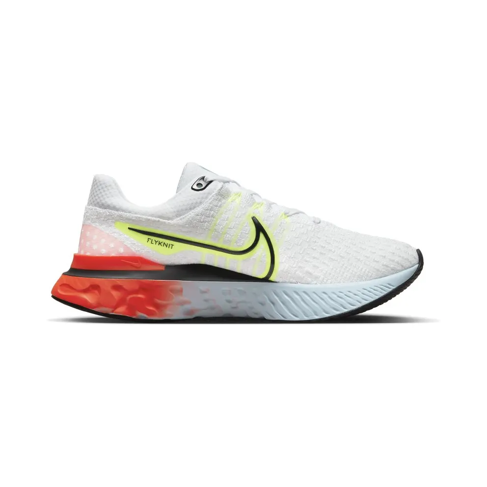 Nike React Infinity Run Flyknit 3 Road Running White (DX3351-100)