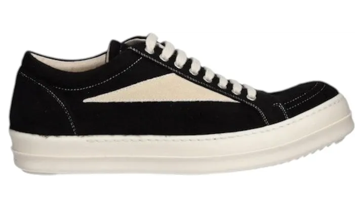 Rick Owens DRKSHDW Vintage Low Black Milk Fleece (DU02D2803 DOLVS 911)