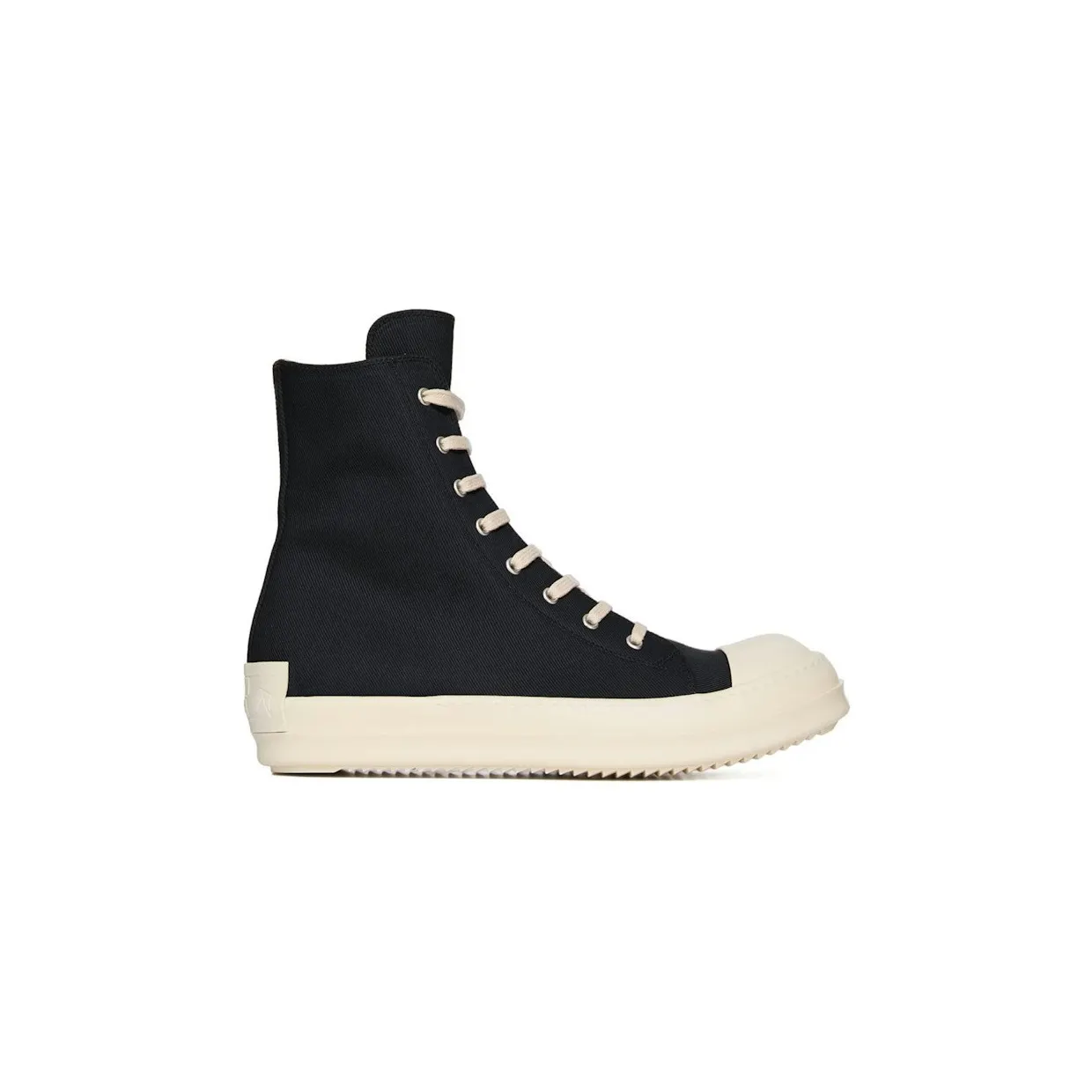 Rick Owens DRKSHDW Hollywood High Sneaks Black Milk (DU01E3800-DOEH3-911) (2)