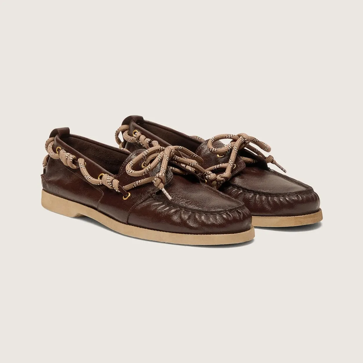 Golden Goose Cruise Loafer In Glossy Dark Brown Leather (GMF00883.F008318.55381) (2)