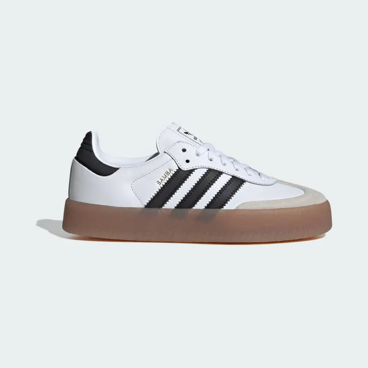 adidas Samba “Cloud White / Core Black / Gold Metallic” (JI1349)