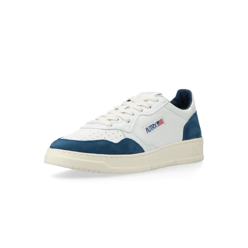 Autry Medalist Low (White / Blue) – AULMGS41