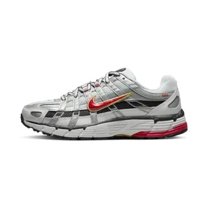 Nike P-6000 White Gold Red (W) “White / Metallic Platinum / Dark Charcoal / Varsity Red” (BV1021-101)