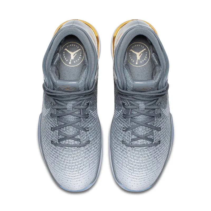 Jordan XXX1 Brand Classic West Cool Grey/White-Metallic Gold (AA2564-071)