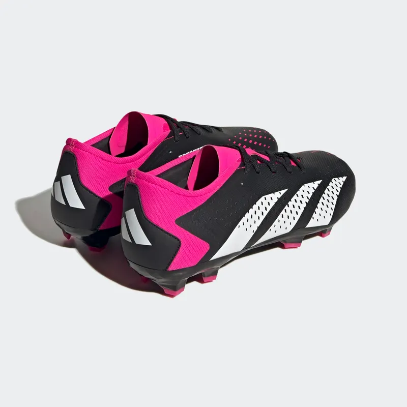 adidas Predator Accuracy.3 Low FG Core Black Cloud White Team Shock Pink (GW4602)