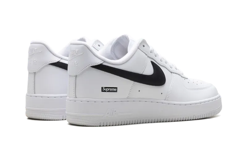 Nike Air Force 1 Low “Supreme – Mini Box Logo White / Black” (CU9225-102)