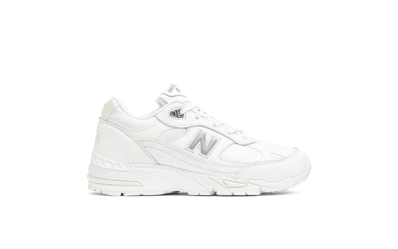 New Balance 991 MiUK White Grey (W991TW)