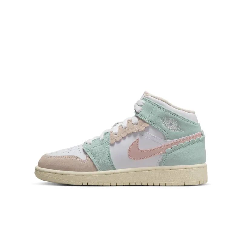 Air Jordan 1 Mid GS “Pink Oxford” (DZ5361-100)