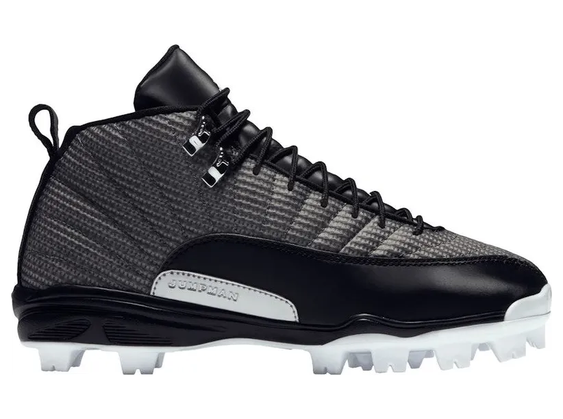Jordan 12 Retro MCS Black Metallic Silver (854566-010)