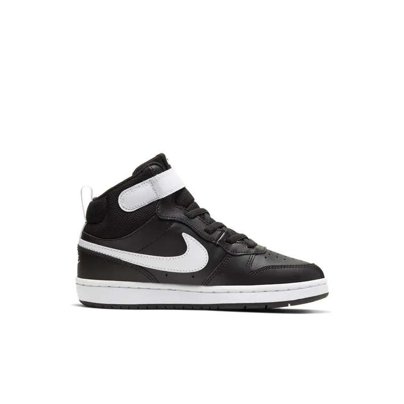 Nike Court Borough Mid 2 Younger Kids’ Black (CD7783-010)