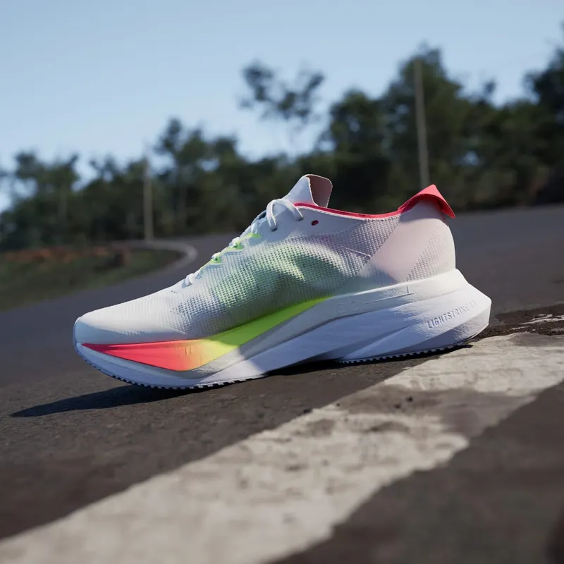 Adidas Adizero Boston 12 Cloud White / Core Black / Lucid Red (JQ2554)