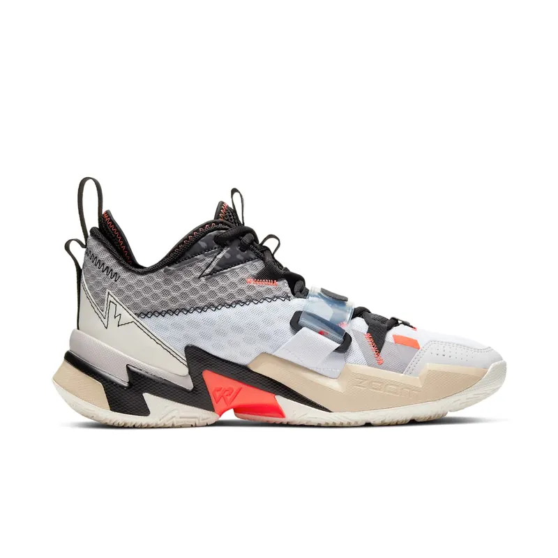 Jordan Why Not Zer0.3 White Bright Crimson Black White/Bright Crimson-Black (CD3003-101)