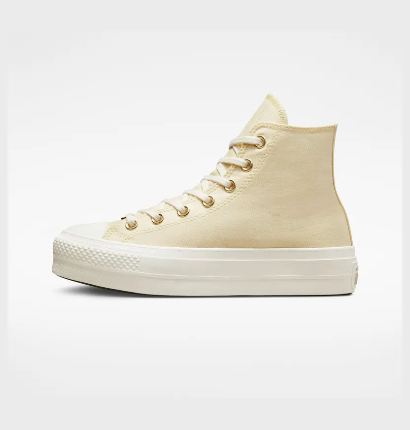 Converse Chuck Taylor All Star Lift Platform Tonal Gold Soft Dune/light Gold