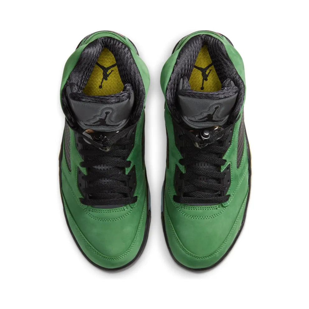 Jordan 5 Retro SE Oregon Apple Green/Black-Yellow Strike-Black (CK6631-307)