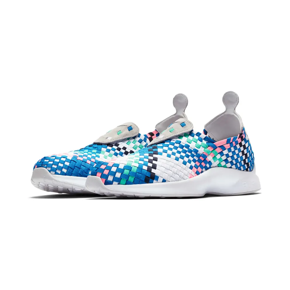 Nike Air Woven “Pure Platinum / White / Blue Nebula / Obsidian” (312422-008)