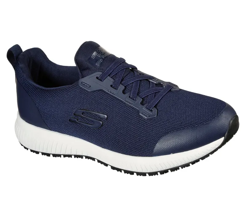 Skechers Work Slip-Resistant: Squad Sneaker Black