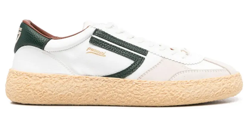 Puraai Sneakers van imitatieleer – Wit (PU101V020)