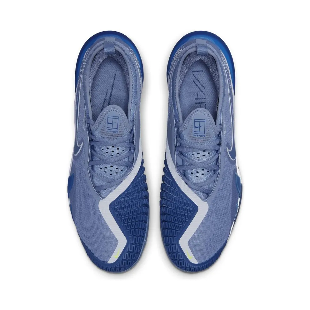 NikeCourt React Vapor Nxt (gravel) Grey “Ashen Slate / White / Volt / Mystic Navy” (CV0726-405)