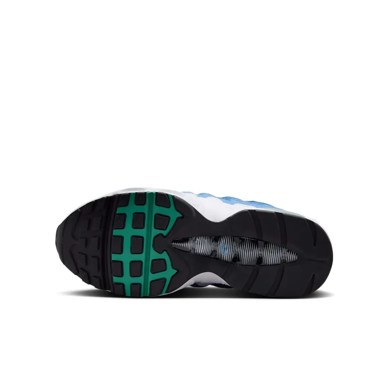 Nike Air Max 95 White / Emerald Green / Lake Blue (IU7899-100)