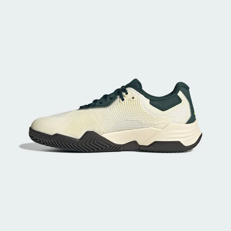 Adidas Solematch Control 2 Tennis Shoes Off White / Silver Metallic / Aurora Ivy (JH5141)