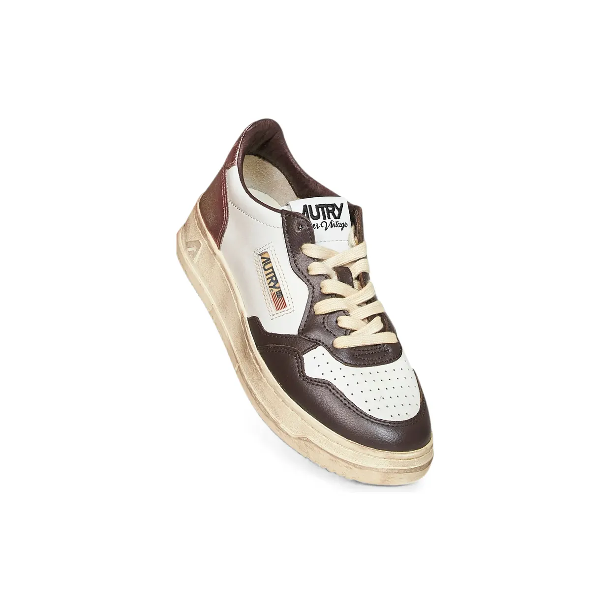 Autry Perforated-toe Metallic-insert “White/Brown” (AVLW SV62) (4)