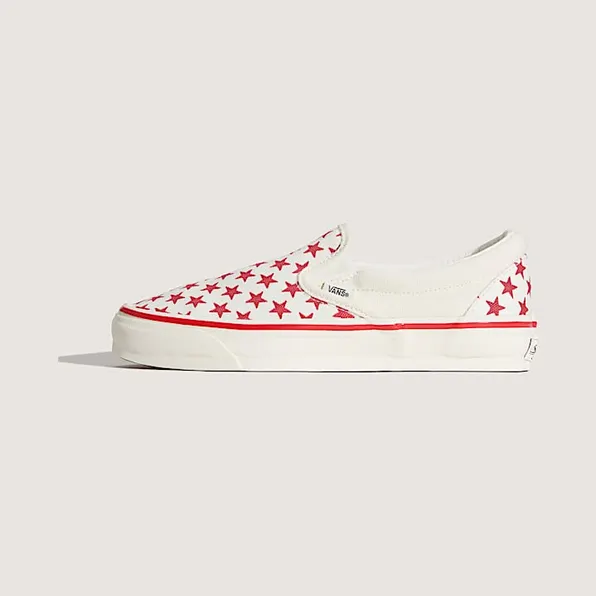 Vans Classic Slip-On 98 LX “STARS RACING RED / MARSHMALLOW” (VN000Z7ZBOP)