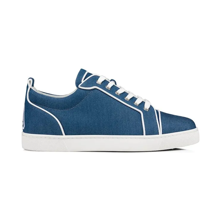 Christian Louboutin Varsijunior Flat Blue White (1230874 BL72)