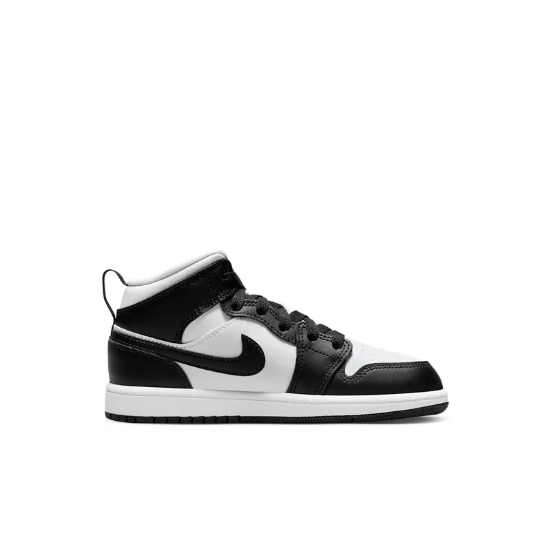 Jordan 1 Mid Younger Kids’ Black (DR9496-001)